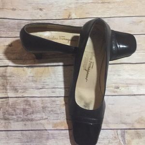 Salvatore Ferragamo Black Pumps
